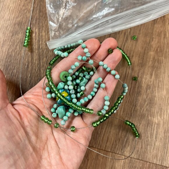 Bead Jewelry Making Craft Lot- Stone, Clay, Metal - Picture 4 of 8